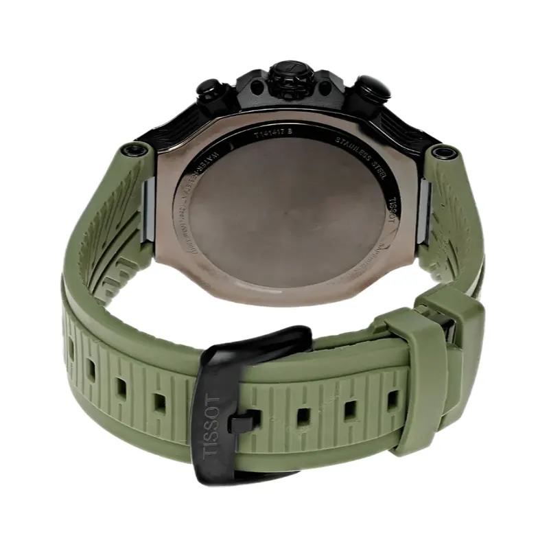 Tissot T-Race Sporty Chrono Green Men's Watch- T141.417.37.061.02